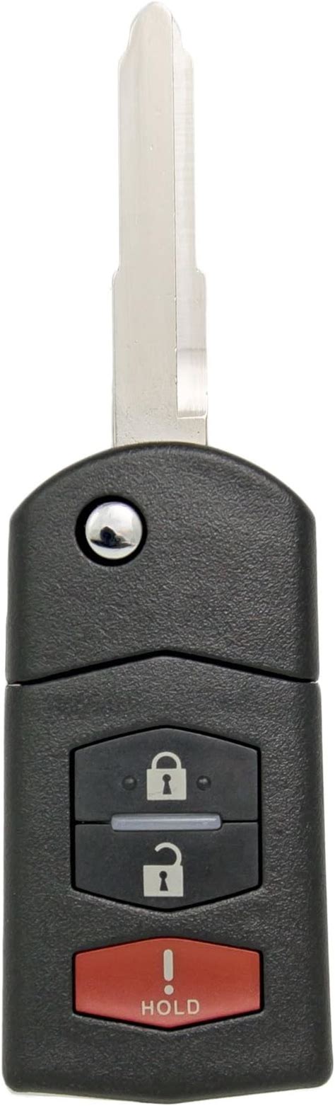 Amazon Com Keyless2go Replacement For New Keyless Entry 3 Button Remote Flip Key Fob For Select Mazda 5 2 3 Cx 7 Cx 9 Modela That Use Bgbx1t478ske125 01 2 Pack Automotive