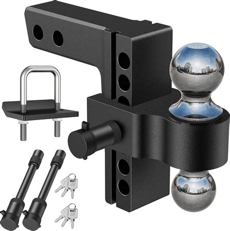 Amazon Com Kohree Adjustable Trailer Hitch Fit 2 Inch Receiver Dual Solid Ball 2 And 2 5 16 12 500 Lbs Gtw 10 Drop Rise Heavy Duty Aluminum Tow Hitch With 4 Silencer Pads 2 Amazon Com Kohree Adjustable Trailer Hitch Fit 2 Inch Receiver Dual Solid Ball 2 And 2 5 16 12 500 Lbs Gtw 10 Drop Rise Heavy Duty Aluminum Tow Hitch With 4 Silencer Pads 2