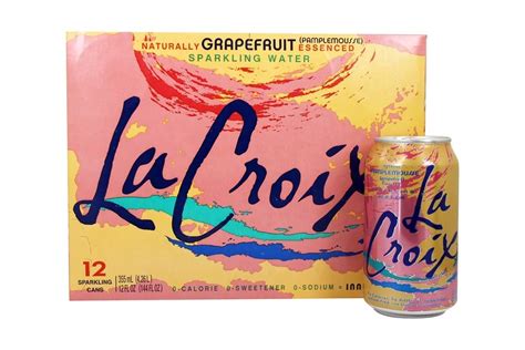 Amazon Com La Croix Sparkling Water Grapefruit 96 Ounce Pack Of 8 Grocery Gourmet Food