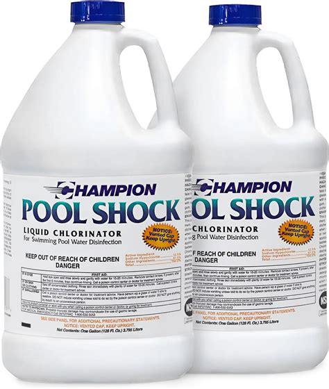 Amazon Com Liquid Pool Shock Sodium Hypochlorite 12 5 Percent