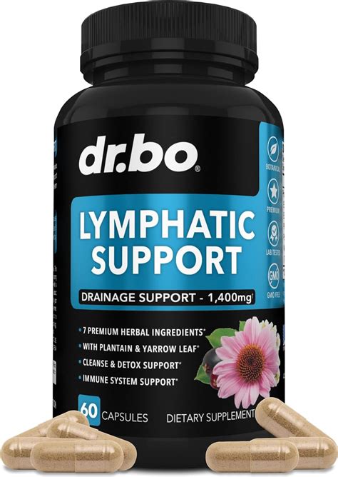 Amazon Com Lymphatic Drainage Supplements Pills Lymphatic Support