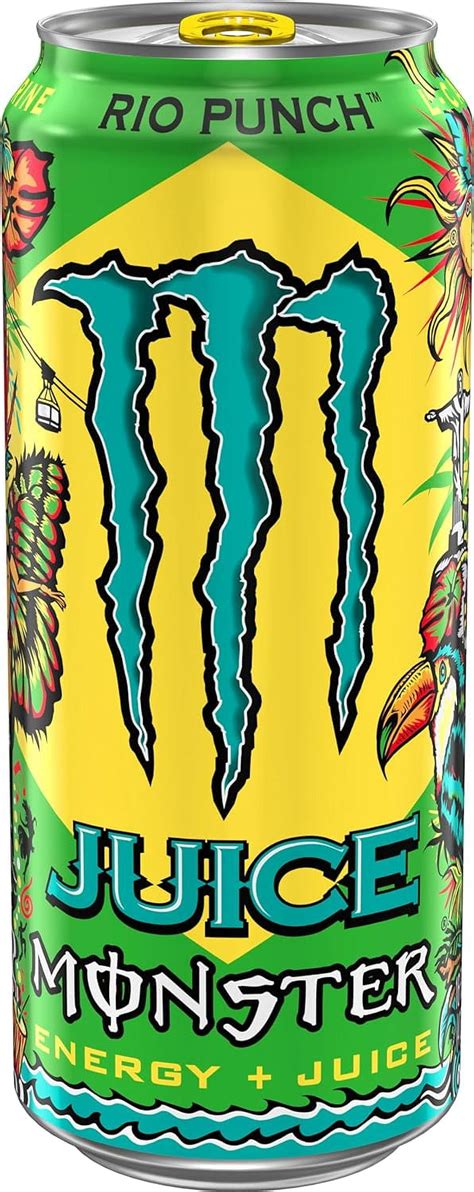 Amazon Com Monster Energy Juice Rio Punch Energy Juice Energy