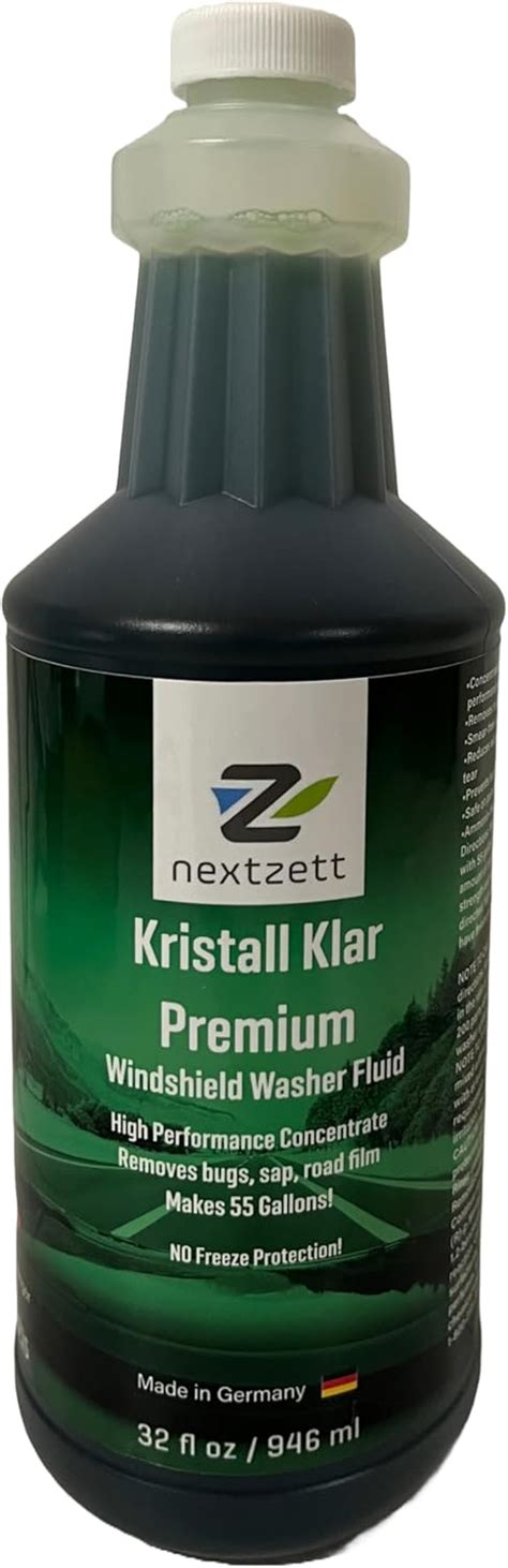 Amazon Com Nextzett Kristall Klar Premium Windshield Washer Fluid Concentrate Makes 55 Gallons 32 Oz Automotive Amazon Com Nextzett Kristall Klar Premium Windshield Washer Fluid Concentrate Makes 55 Gallons 32 Oz Automotive