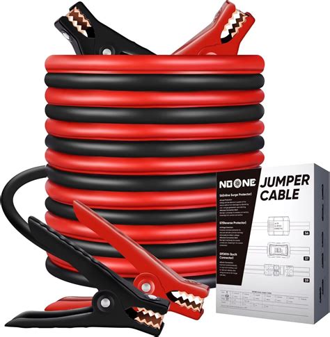Amazon Com Noone Jumper Cables For Car Battery Heavy Duty Automotive Booster Cables For Jump Starting Dead Or Weak Batteries 10 Feet 10 Gauge Automotive Amazon Com Noone Jumper Cables For Car Battery Heavy Duty Automotive Booster Cables For Jump Starting Dead Or Weak Batteries 10 Feet 10 Gauge Automotive
