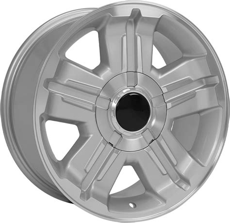 Amazon Com Oe Wheels Cv88 18 Inch Rim Fits Tahoe Z71 Style 6X139 7 18X8 Gloss Silver Machined Hollander 5300 1 Automotive