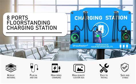 Amazon Com Orasfaster Floor Standing Cell Phone Charging Station Multi Device Station With 8 Charger Ports Compatible With Smartphones Tablets Application For Schools Office Shopping Malls Cell Phones Accessories Amazon Com Orasfaster Floor Standing Cell Phone Charging Station Multi Device Station With 8 Charger Ports Compatible With Smartphones Tablets Application For Schools Office Shopping Malls Cell Phones Accessories