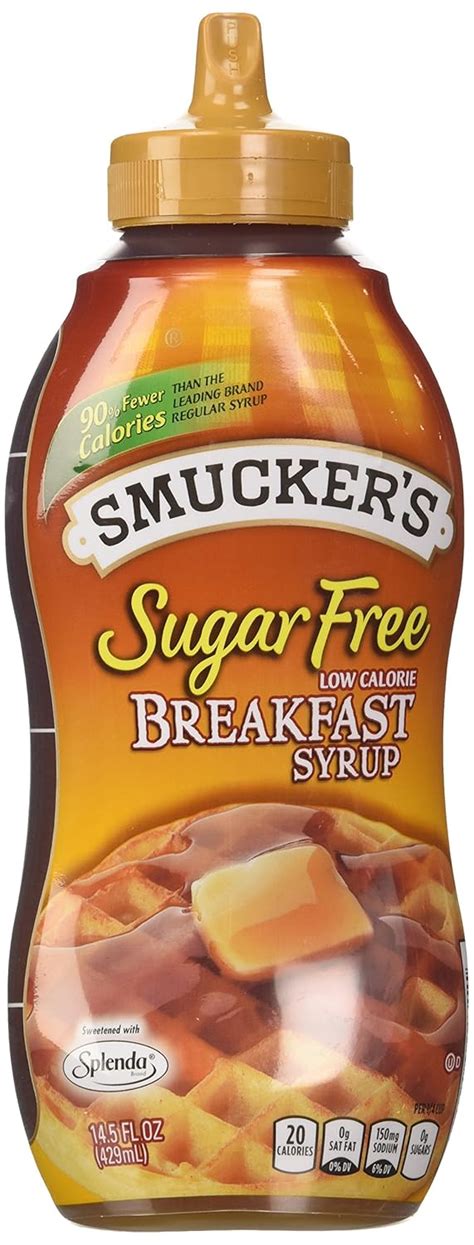 Amazon Com Pack Of 3 Smuckers Sugar Free Breakfast Syrup 14 5 Oz