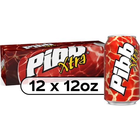 Amazon Com Pibb Xtra Fridge Pack 12 Fl Oz Cans Pack Of 18 Total Of 216 Fl Oz Grocery Gourmet Food
