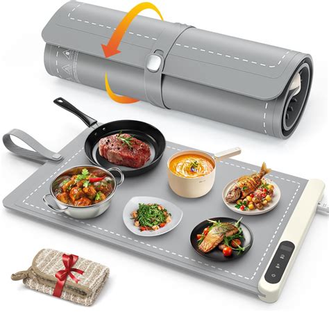 Amazon Com Portable Food Warmer Silicone Heating Mat For Food 4