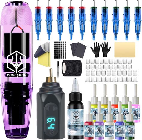 Amazon Com Poseidon Tattoo Gun Kit Wireless Tattoo Pen Kit Tattoo Amazon Com Poseidon Tattoo Gun Kit Wireless Tattoo Pen Kit Tattoo