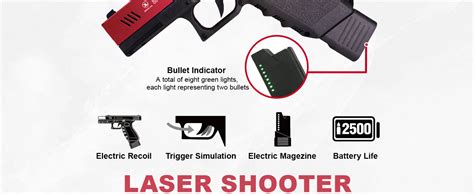 Amazon Com Professional Laser Training Pistol Electric Recoil