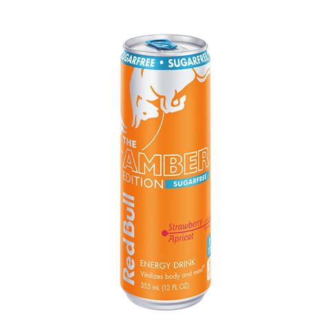 Amazon Com Red Bull Amber Edition Energy Drink Strawberry Apricot