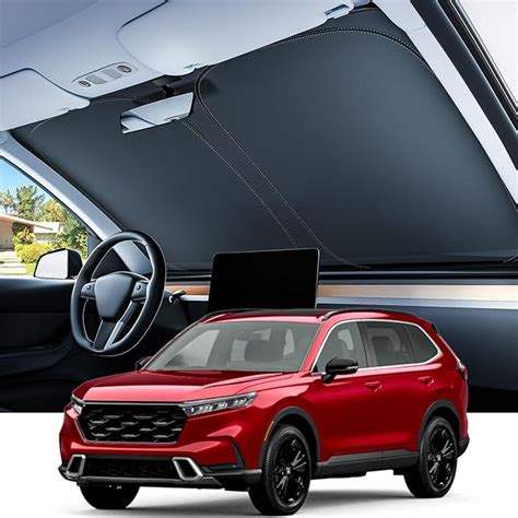 Amazon.com: Reevaa 2025 Upgraded Car Windshield Sun Shade [99% Sun  Protection For Ultimate Interior Protection] Keep Cool, Foldable Sunshade  Car Accessories With Storage Bag For Sedan/Compact Suv | M (64 X 32) :