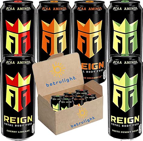 Amazon Com Reign Energy Drinks Total Body Fuel Variety Pack Of