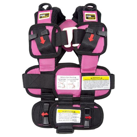 Amazon Com Ridesafer Extra Small Pink Lightweight Compact Portable Car Seat Perfect For Travel And Everyday Child Safety Clothing Shoes Jewelry