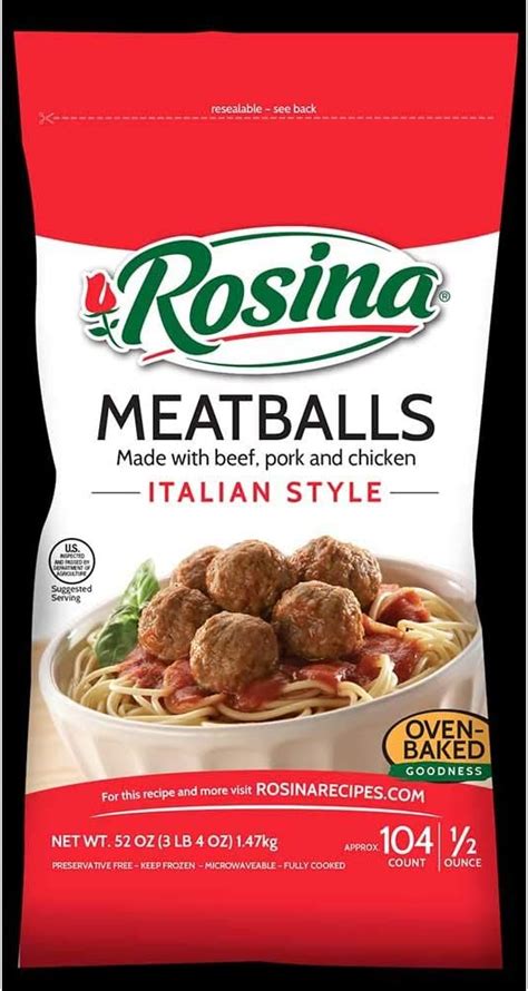 Amazon Com Rosina Food Traditional Italian Meatball 12 Ounce 12 Per Case Grocery Gourmet Food Amazon Com Rosina Food Traditional Italian Meatball 12 Ounce 12 Per Case Grocery Gourmet Food