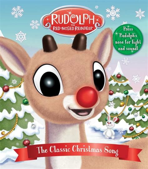 Amazon Com Rudolph The Red Nosed Reindeer The Classic Christmas Song Press Rudolph S Nose For Light And Sound Light And Sound Books 9781667207704 Durk Jim Books