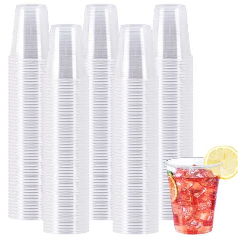 Amazon Com Siuq 600 Pack 5 Oz Clear Plastic Cups Disposable Bulk