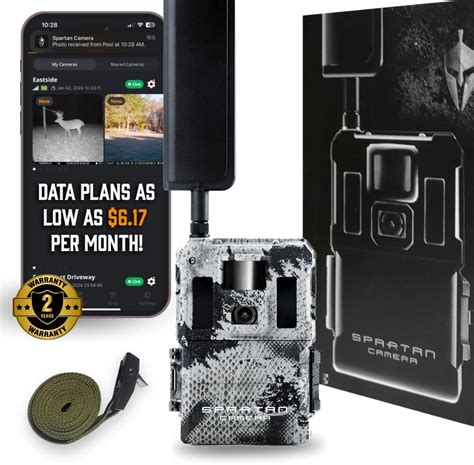 Amazon Com Spartan Camera Gocam 4G Lte Trail Camera Verizon Certified Remotely Update Camera Settings Fully Configurable Via App Hd Video Hd Photo Blackout Flash Hunting Security Surveillance Sports Outdoors