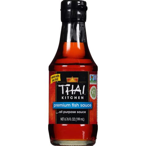 Amazon Com Thai Kitchen Gluten Free Premium Fish Sauce 6 76 Fl Oz Pack Of 12 Grocery Gourmet Food