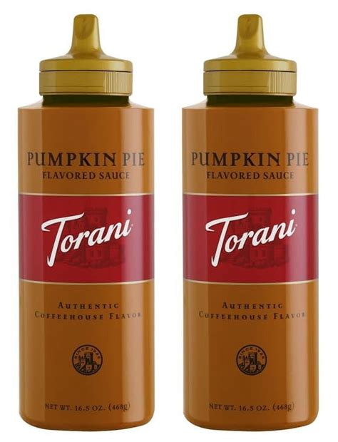 Amazon Com Torani Pumpkin Pie Flavored Sauce 16 5 Ounce 2Pack