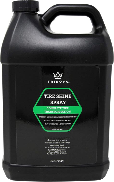 Amazon Com Trinova Tire Shine Gallon Size Leaves Brilliant Wet Looking Shine Perfect For Detailer Best Dressing For Slick Finish On Tires Rubber Wheels Bulk Gal 128Oz Automotive Amazon Com Trinova Tire Shine Gallon Size Leaves Brilliant Wet Looking Shine Perfect For Detailer Best Dressing For Slick Finish On Tires Rubber Wheels Bulk Gal 128Oz Automotive