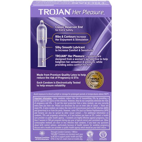 Amazon Com Trojan Her Pleasure Sensations Lubricated Condoms 12 Amazon Com Trojan Her Pleasure Sensations Lubricated Condoms 12