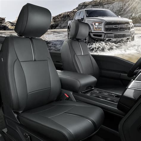 Amazon Com Truck Seat Covers Custom For Ford F 150 Tremor 2021 2024 Waterproof And Durable Car Seat Cover Luxury Comfort Auto Seat Cushion Seat Covers For Full Set Black Red Automotive