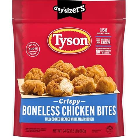 Amazon Com Tyson Any Tizers Popcorn Chicken Frozen Appetizers 24 Oz Grocery Gourmet Food