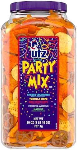 Amazon Com Utz Party Mix 26 Ounce Barrel Tasty Snack Mix Includes Amazon Com Utz Party Mix 26 Ounce Barrel Tasty Snack Mix Includes