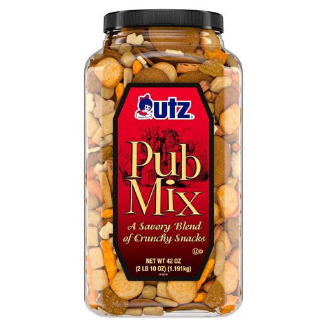 Amazon Com Utz Pub Mix 44 Ounce Barrel Savory Snack Mix Blend Of Amazon Com Utz Pub Mix 44 Ounce Barrel Savory Snack Mix Blend Of