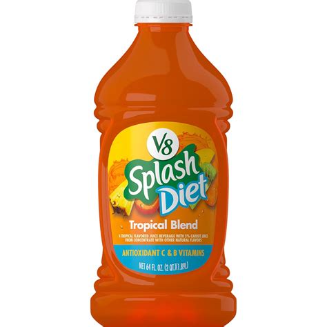 Amazon Com V8 Splash Diet Tropical Blend Flavored Juice Beverage 64 Fl Oz Bottle Everything Else