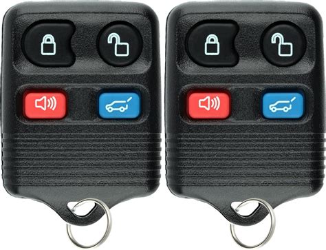 Amazon Com Vurkcy Keyless Entry Remote Key Fob Compatible With Ford Escape Explorer Expedition Focus Fusion Mustang Taurus Lincoln Mercury Mazda Replacement For Cwtwb1u345 4 Button Pack Of 2 Automotive