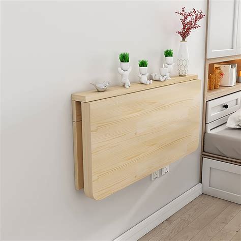 Amazon Com Wall Mounted Drop Leaf Foldable Table Functional Hanging Amazon Com Wall Mounted Drop Leaf Foldable Table Functional Hanging