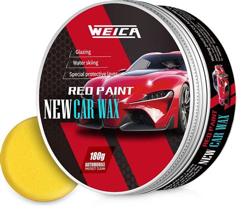 Amazon Com Weica Car Wax For Warm Color Cars Red Copper Coral Sun Fade Defender Metallic Pop 180G Automotive