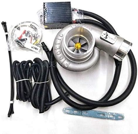 Amazon Com Yl New Universal 12V Electric Turbo Supercharger Kit Thrust Electric Turbocharger Air Filter Intake For Car Improve Speed Automotive