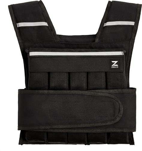Amazon Com Zelus 30Lb 60Lb Weighted Vest With Adjustable Weights For