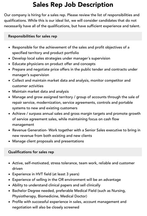 Amazon Sales Rep Job Description At Johnny Sanderson Blog