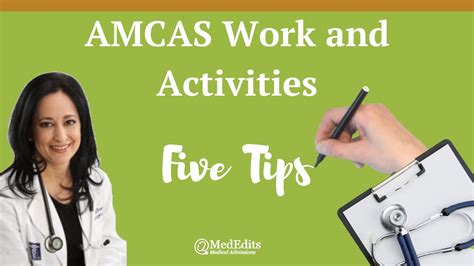 Amcas Work And Activities 5 Simple Tips From A Former Medical School Amcas Work And Activities 5 Simple Tips From A Former Medical School