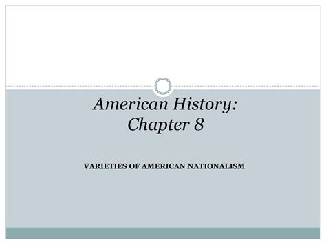 American History Chapter 8 Ppt Download