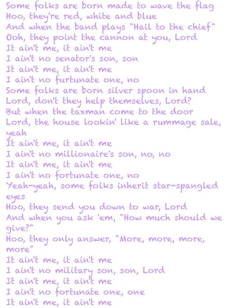 Amp Quot Fortunate Son Amp Quot Lyrics Meaning Ccr Amp 39 S Classic Song Explained Amp Quot Fortunate Son Amp Quot Lyrics Meaning Ccr Amp 39 S Classic Song Explained