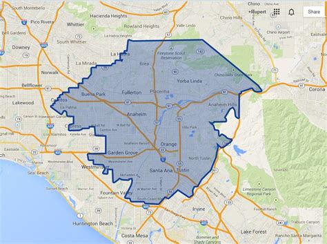 Anaheim Zip Codes Map At Christopher Hannan Blog