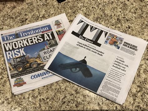 And Just Like That Trenton Is A One Newspaper Town Jeff Edelstein Column Trentonian