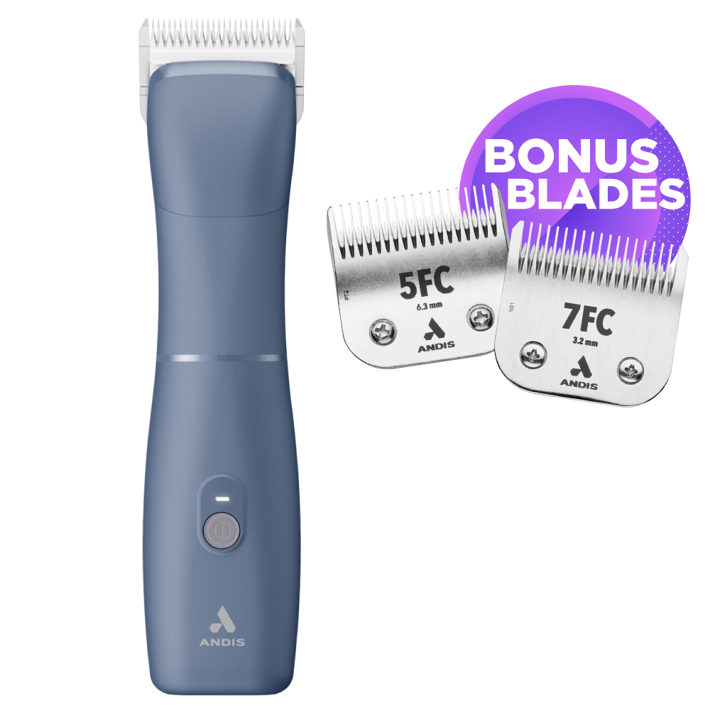 Andis Emerge Corded Cordless Clipper Blue Allgroom