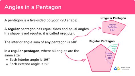 Angles In A Pentagon Gcse Maths Steps Examples