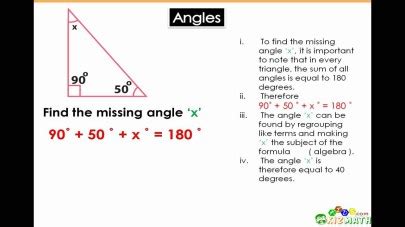 Angles Math Tutorial Finding The Angle Of A Triangle Math For 6Th Angles Math Tutorial Finding The Angle Of A Triangle Math For 6Th