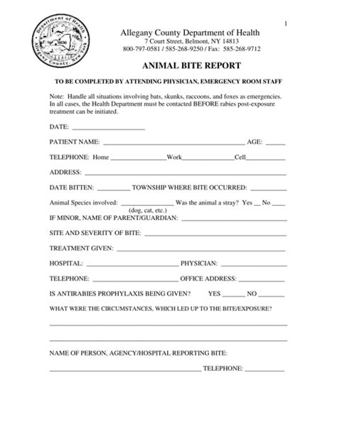 Animal Bite Saftety Wayne County Health Department