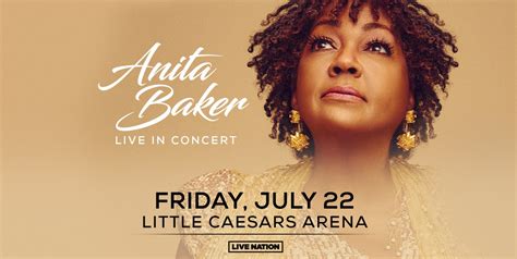 Anita Baker Announces Special One Night Only Homecoming Performance At Little Caesars Arena On July 22 313 Presents