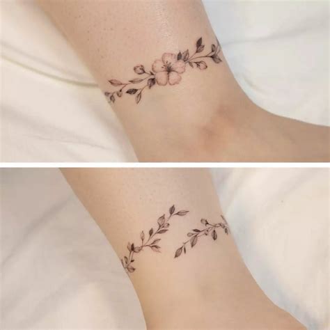 Ankle Bracelet Tattoo