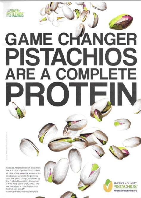 Annals Of Food Marketing Pistachios Have Amino Acids Duh Food Politics By Marion Nestle